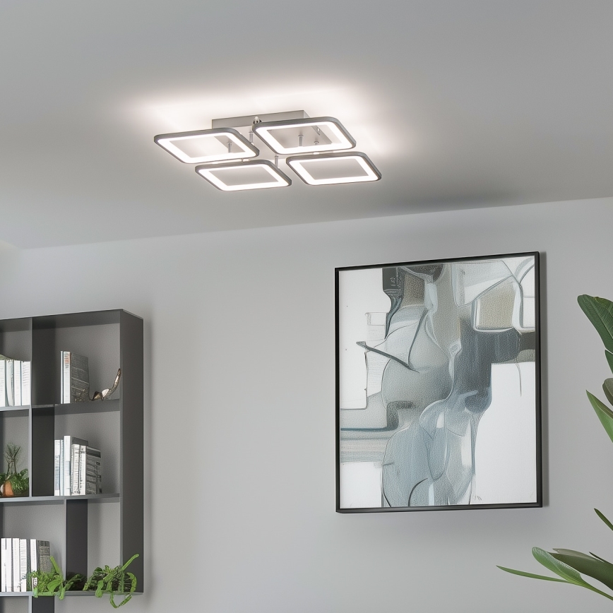 Brilagi - Dimmbare LED-Aufbauleuchte SQUARED LED/85W/230V 3000-6500K + Fernbedienung