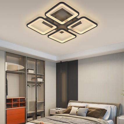 Brilagi - Dimmbare LED-Aufbauleuchte SQUARED LED/85W/230V 3000-6500K + Fernbedienung