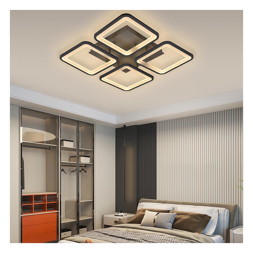 Brilagi - Dimmbare LED-Aufbauleuchte SQUARED LED/85W/230V 3000-6500K + Fernbedienung