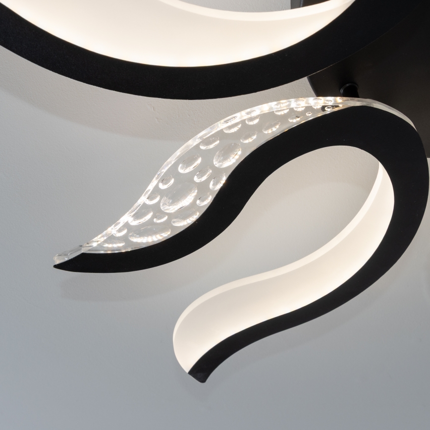 Brilagi - Dimmbare LED-Aufbauleuchte TWIST LED/65W/230V 3000-6500K schwarz + Fernbedienung