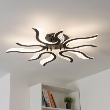 Brilagi - Dimmbare LED-Aufbauleuchte TWIST LED/65W/230V 3000-6500K schwarz + Fernbedienung
