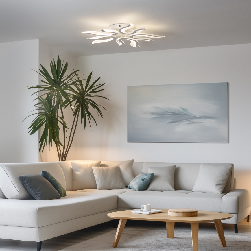 Brilagi - Dimmbare LED-Aufbauleuchte TWIST LED/65W/230V 3000-6500K weiß + Fernbedienung