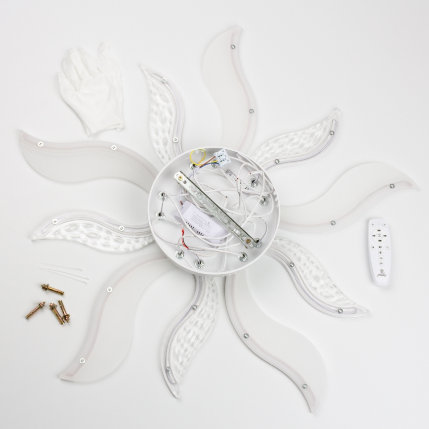 Brilagi - Dimmbare LED-Aufbauleuchte TWIST LED/65W/230V 3000-6500K weiß + Fernbedienung