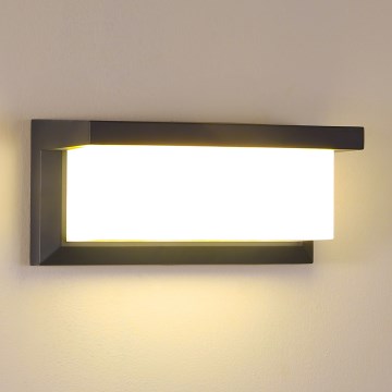 Brilagi - Dimmbare LED-Außenwandleuchte BRICKY 1xE27/6W/230V 2700-6500K IP54 anthrazit