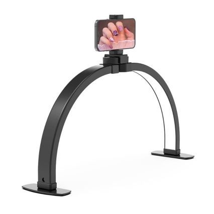 BRILAGI - LED dimmbare Modellbau-Bogen-Schreibtischlampe mit Halter RADIO LED/25W/24/230V 3000/4000/6500K schwarz