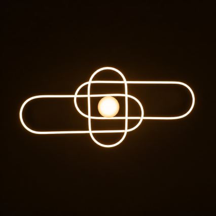 BRILAGI - LED-dimmbare Deckenleuchte APOLLO LED/58W/230V 3000-6500K 43,2x101,2 cm mattchrom + Fernbedienung