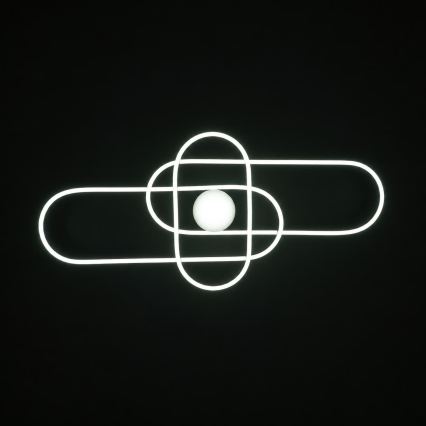 BRILAGI - LED-dimmbare Deckenleuchte APOLLO LED/58W/230V 3000-6500K 43,2x101,2 cm mattchrom + Fernbedienung