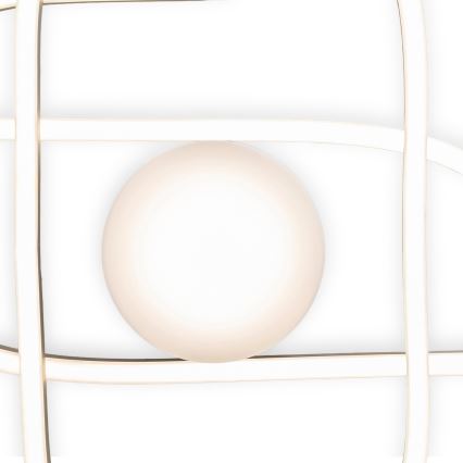 BRILAGI - LED-dimmbare Deckenleuchte APOLLO LED/58W/230V 3000-6500K 43,2x101,2 cm mattchrom + Fernbedienung