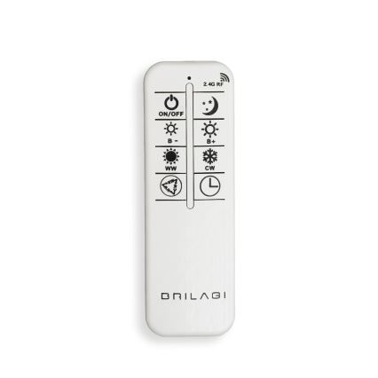 BRILAGI - LED-dimmbare Deckenleuchte APOLLO LED/58W/230V 3000-6500K 43,2x101,2 cm mattchrom + Fernbedienung