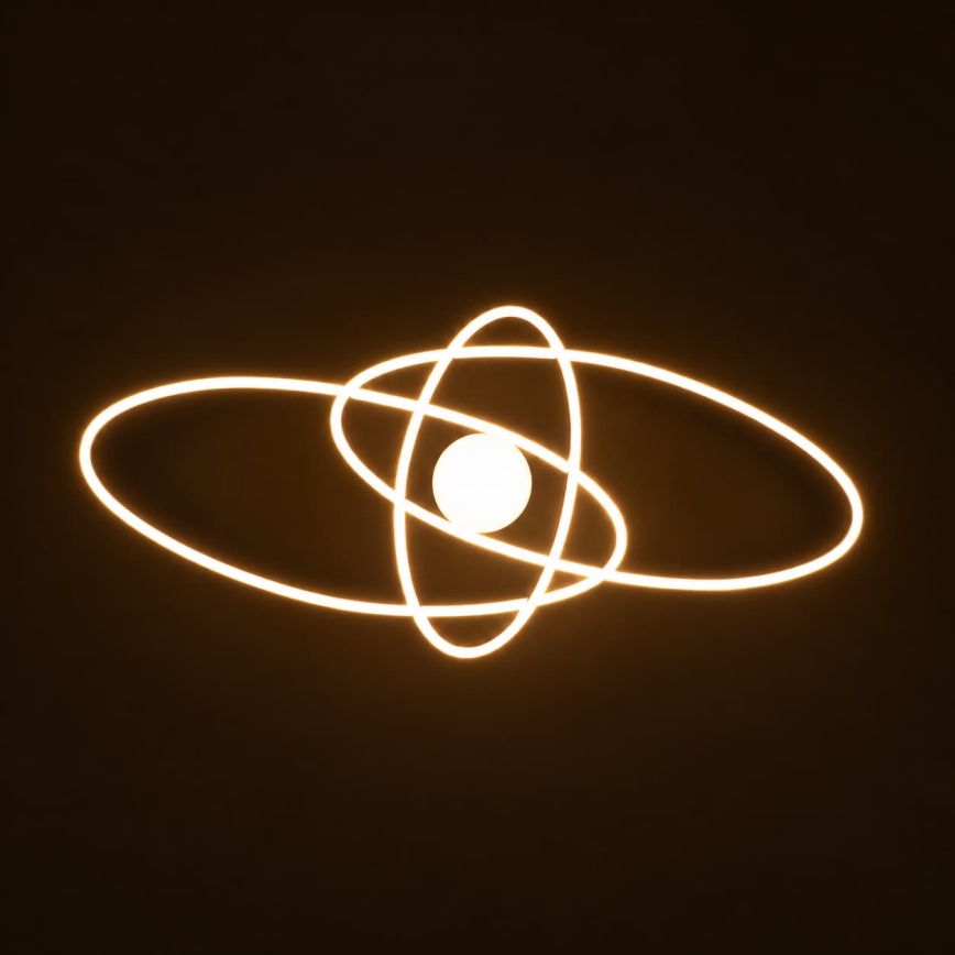 BRILAGI - dimmbare LED-Deckenleuchte APOLLO LED/58W/230V 3000-6500K 43,2x101,2 cm schwarz + Fernbedienung