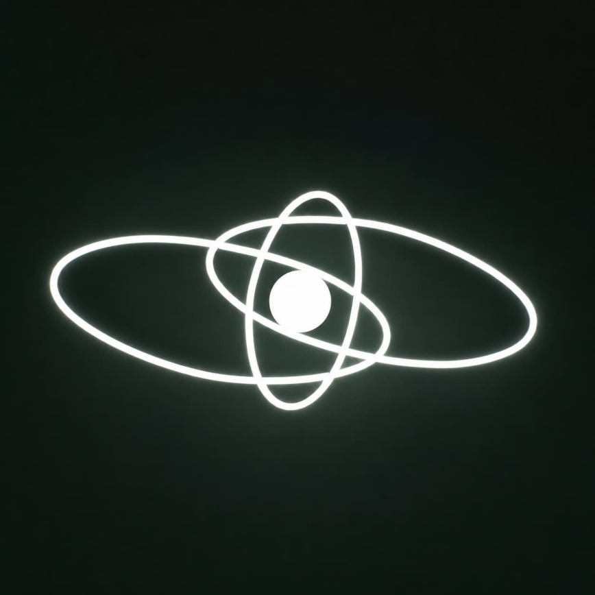BRILAGI - dimmbare LED-Deckenleuchte APOLLO LED/58W/230V 3000-6500K 43,2x101,2 cm schwarz + Fernbedienung