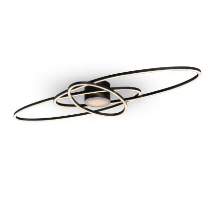 BRILAGI - dimmbare LED-Deckenleuchte APOLLO LED/58W/230V 3000-6500K 43,2x101,2 cm schwarz + Fernbedienung