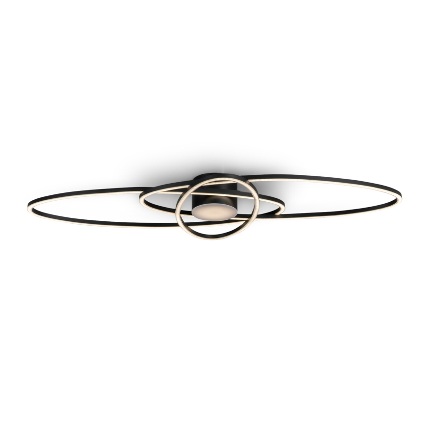 BRILAGI - dimmbare LED-Deckenleuchte APOLLO LED/58W/230V 3000-6500K 43,2x101,2 cm schwarz + Fernbedienung