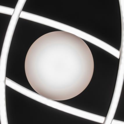 BRILAGI - dimmbare LED-Deckenleuchte APOLLO LED/58W/230V 3000-6500K 43,2x101,2 cm schwarz + Fernbedienung