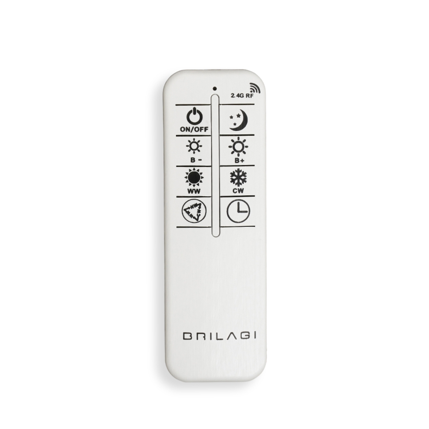BRILAGI - dimmbare LED-Deckenleuchte APOLLO LED/58W/230V 3000-6500K 43,2x101,2 cm schwarz + Fernbedienung