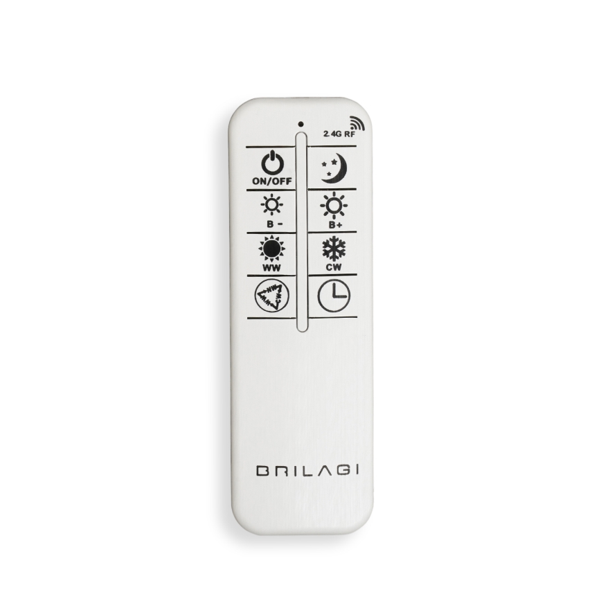 BRILAGI - LED-dimmbare Deckenleuchte APOLLO LED/58W/230V 3000-6500K 43,2x101,2 cm schwarz + Fernbedienung