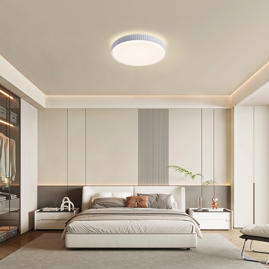 Brilagi - LED dimmbare Deckenleuchte CORVO LED/72W/230V 3000-6000K weiß Ø 50 cm + Fernbedienung