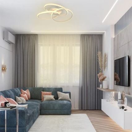 Brilagi - dimmbare LED-Deckenleuchte COSMOWAVE LED/70W/230V 3000-6500K + Fernbedienung