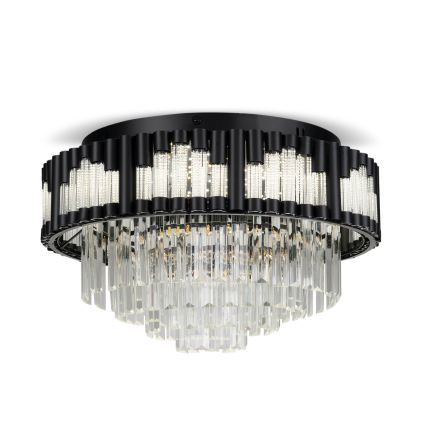 BRILAGI - Dimmbare LED-Deckenleuchte CROWN LED/41W/230V 3000-6000K Durchmesser 48 cm schwarz + Fernbedienung