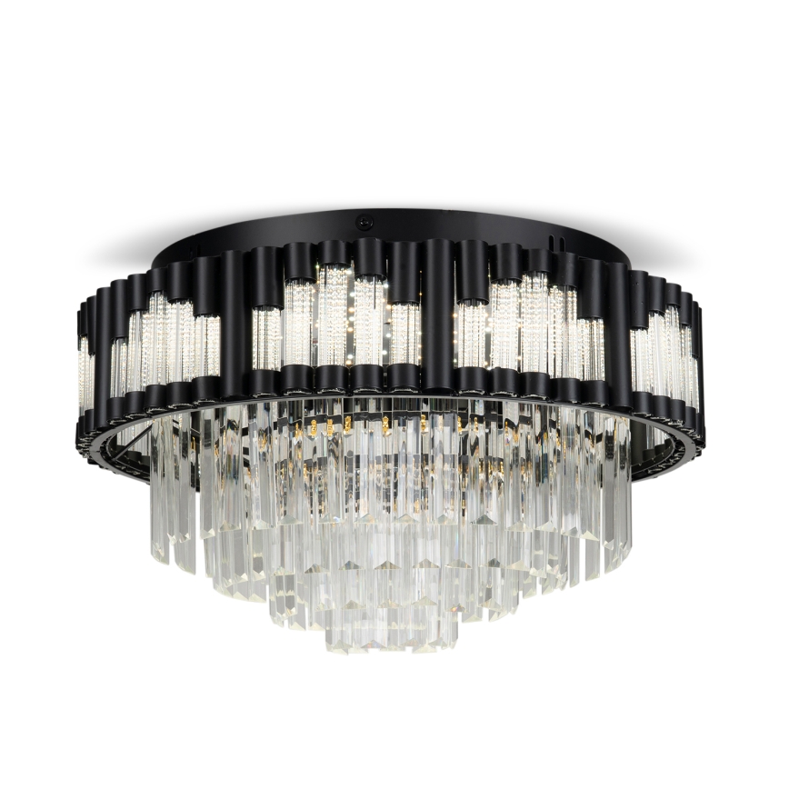 BRILAGI - Dimmbare LED-Deckenleuchte CROWN LED/41W/230V 3000-6000K Durchmesser 48 cm schwarz + Fernbedienung