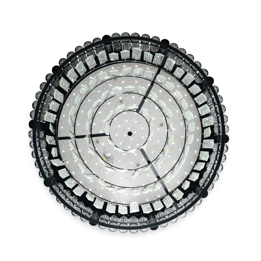 BRILAGI - Dimmbare LED-Deckenleuchte CROWN LED/41W/230V 3000-6000K Durchmesser 48 cm schwarz + Fernbedienung
