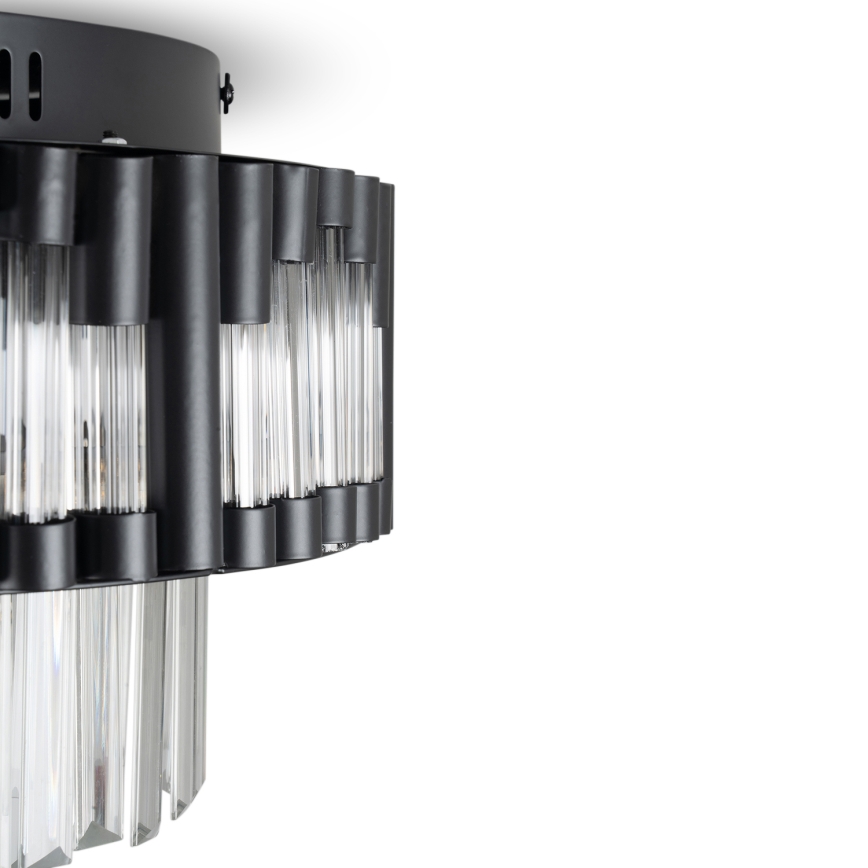 BRILAGI - Dimmbare LED-Deckenleuchte CROWN LED/41W/230V 3000-6000K Durchmesser 48 cm schwarz + Fernbedienung