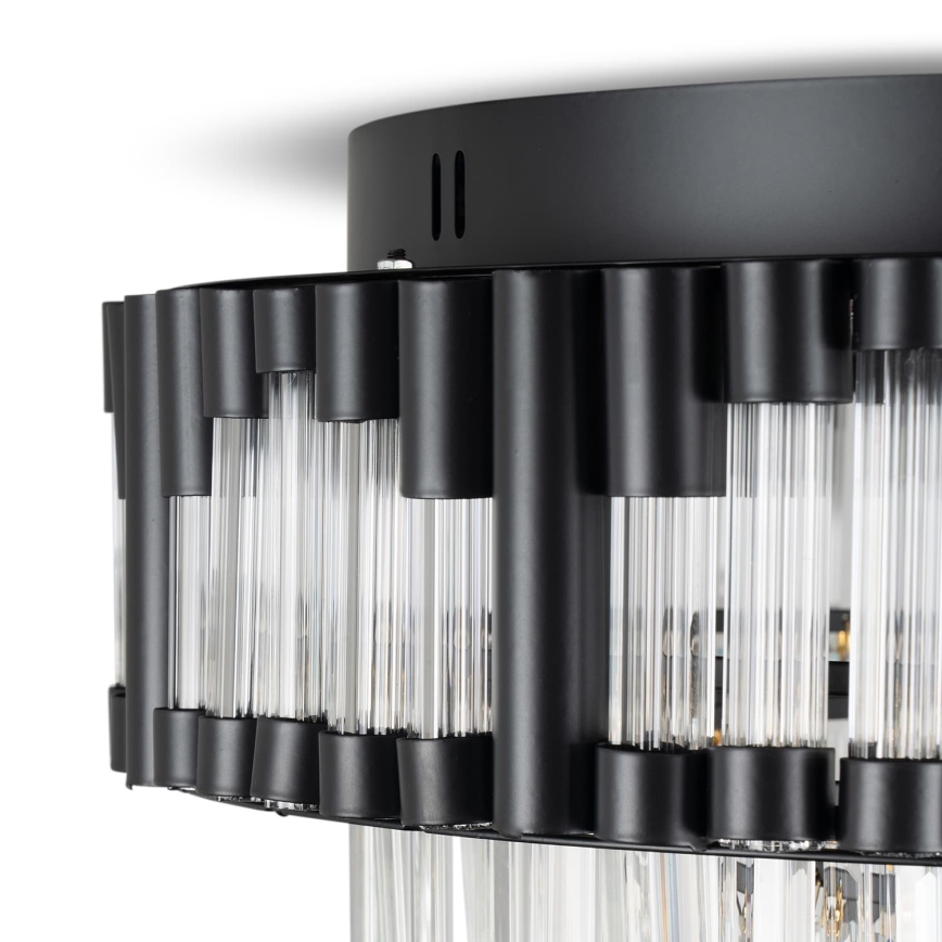 BRILAGI - Dimmbare LED-Deckenleuchte CROWN LED/41W/230V 3000-6000K Durchmesser 48 cm schwarz + Fernbedienung