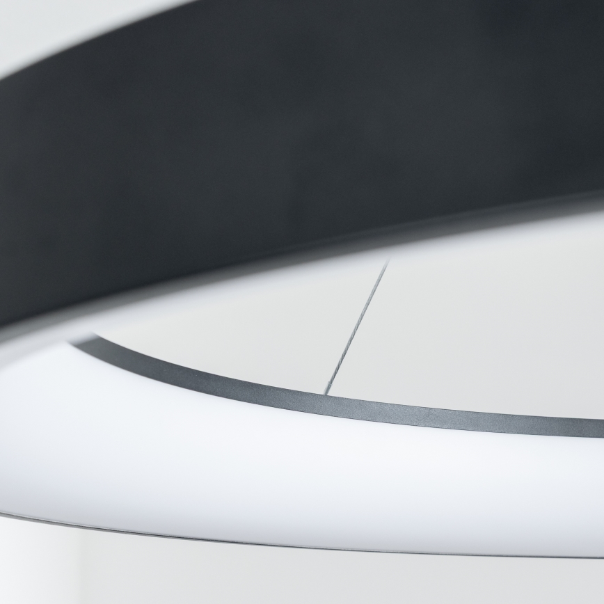 Brilagi - dimmbare LED-Hängeleuchte an Drahtseil FALCON II LED/108W/230V 3000-6500K Ø 80 cm schwarz + Fernbedienung