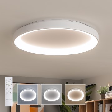 Brilagi - dimmbare LED-Deckenleuchte FALCON II LED/108W/230V 3000-6500K Ø 80 cm weiß + Fernbedienung