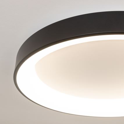 Brilagi - LED-dimmbare Deckenleuchte FALCON II LED/99 W/230 V 3000–6500 K Ø 60 cm schwarz + Fernbedienung