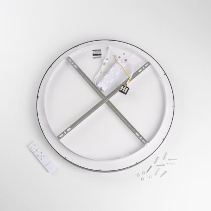 Brilagi - LED-dimmbare Deckenleuchte FALCON II LED/99 W/230 V 3000–6500 K Ø 60 cm schwarz + Fernbedienung