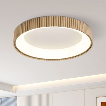 Brilagi - dimmbare LED-Deckenleuchte FALCON MODERN LED/54W/230V 3000-6500K 60 cm beige + Fernbedienung