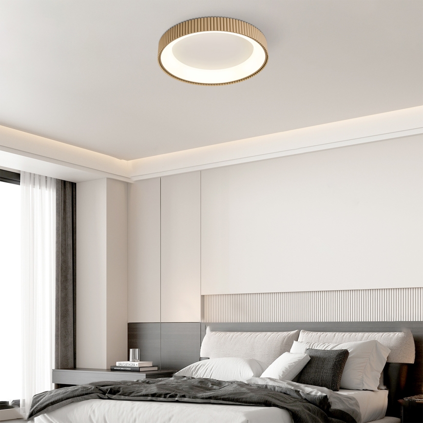Brilagi - dimmbare LED-Deckenleuchte FALCON MODERN LED/54W/230V 3000-6500K 60 cm beige + Fernbedienung