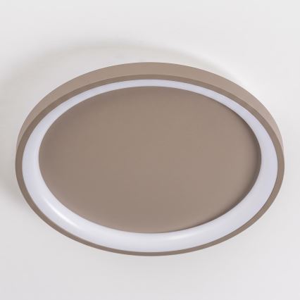 BRILAGI - Dimmbare LED-Deckenleuchte FALCON SLIM LED/42W/230V 3000-6500K Ø 50 cm beige + Fernbedienung