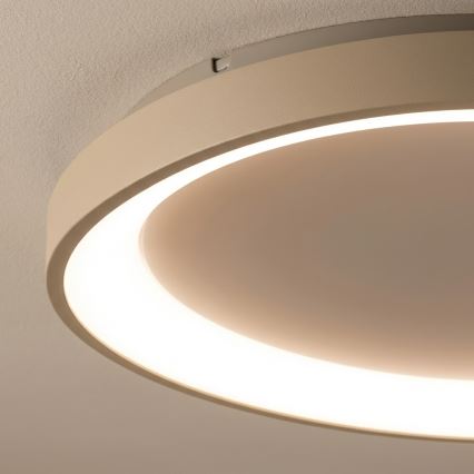 BRILAGI - Dimmbare LED-Deckenleuchte FALCON SLIM LED/42W/230V 3000-6500K Ø 50 cm beige + Fernbedienung