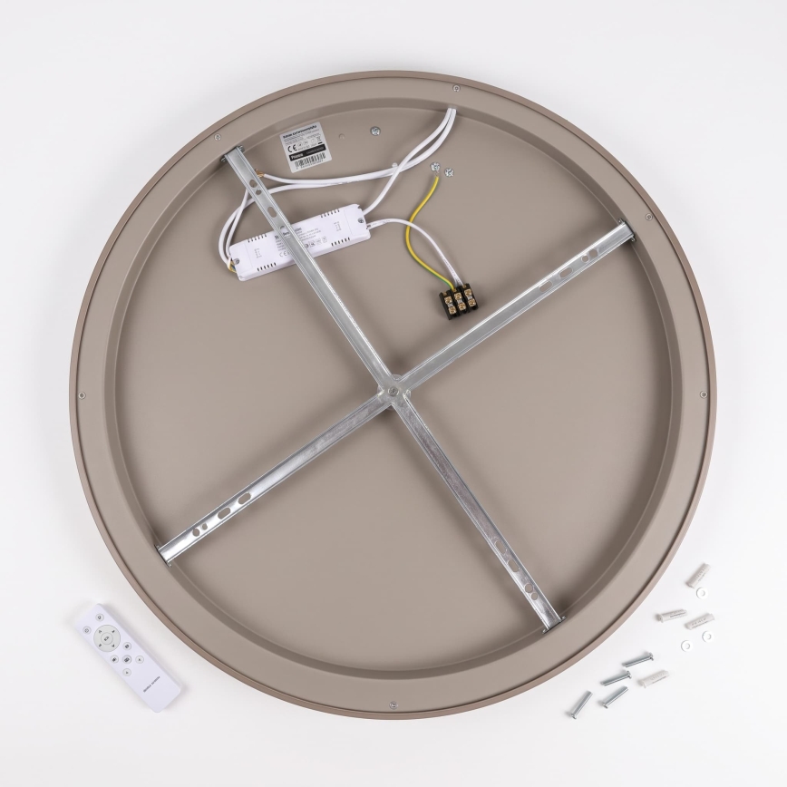 BRILAGI - Dimmbare LED-Deckenleuchte FALCON SLIM LED/42W/230V 3000-6500K Ø 50 cm beige + Fernbedienung