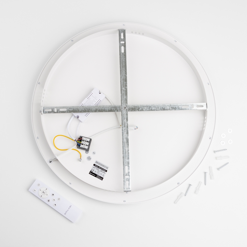 Brilagi - Dimmbare LED-Deckenleuchte FALCON SLIM LED/42W/230V 3000-6500K Ø 50 cm weiß + Fernbedienung