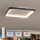 Brilagi - dimmbare LED-Deckenleuchte FALCON SLIM LED/50W/230V 3000-6500K 50x50 cm schwarz + Fernbedienung