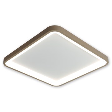 BRILAGI - dimmbare LED-Deckenleuchte FALCON SLIM LED/50W/230V 3000-6500K 50x50 cm weiß/beige + Fernbedienung