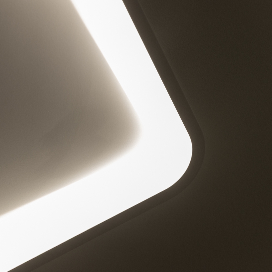 Brilagi - LED dimmbare Deckenleuchte FALCON SLIM LED/50W/230V 3000-6500K 50x50 cm Weiß + Fernbedienung