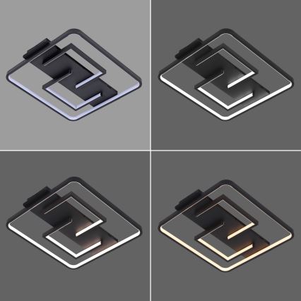 Brilagi - Dimmbare LED-Deckenleuchte FLARE LED/34W/230V 48x48 cm 3000-6000K + Fernbedienung