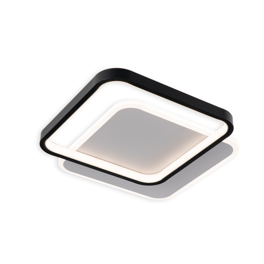 Brilagi - dimmbare LED-Deckenleuchte FLARE LED/43W/230V 3000-6000K 39,5x45 cm weiß/schwarz + Fernbedienung