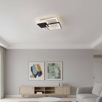 Brilagi - dimmbare LED-Deckenleuchte FLARE LED/64W/230V 45x45 cm 3000/4000/6000K + Fernbedienung