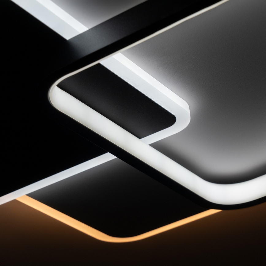 Brilagi - dimmbare LED-Deckenleuchte FLARE LED/64W/230V 45x45 cm 3000/4000/6000K + Fernbedienung