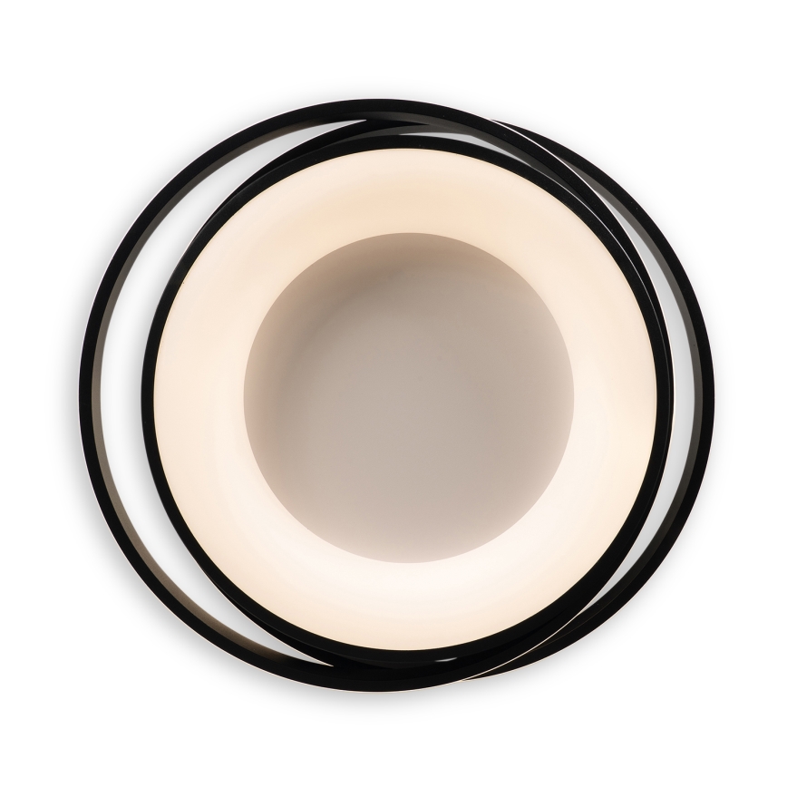BRILAGI - Dimmbare LED-Deckenleuchte FLARE LED/84W/230V 3000-6000K 47x51 cm schwarz + Fernbedienung