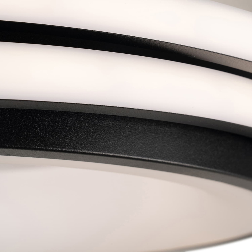 BRILAGI - Dimmbare LED-Deckenleuchte FLARE LED/84W/230V 3000-6000K 47x51 cm schwarz + Fernbedienung