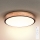 Brilagi - Dimmbare LED-Deckenleuchte GLORIA LED/48W/230V 3000-6500K Eiche d 40 cm + Fernbedienung