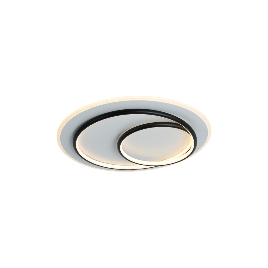 Brilagi - LED-dimmbare Deckenleuchte IRIS LED/70W/230V 3000-6000K Ø 50 cm weiß/schwarz + Fernbedienung