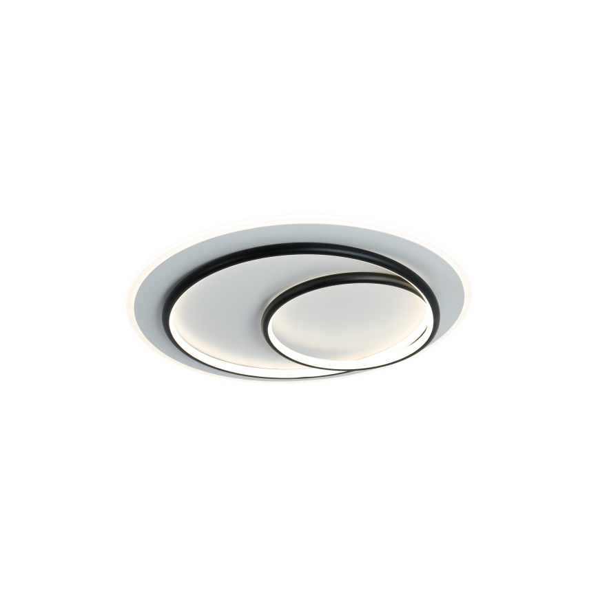Brilagi - LED-dimmbare Deckenleuchte IRIS LED/70W/230V 3000-6000K Ø 50 cm weiß/schwarz + Fernbedienung