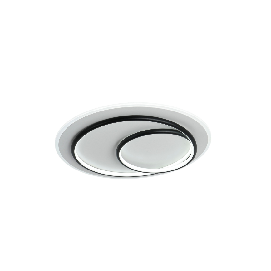 Brilagi - LED-dimmbare Deckenleuchte IRIS LED/70W/230V 3000-6000K Ø 50 cm weiß/schwarz + Fernbedienung